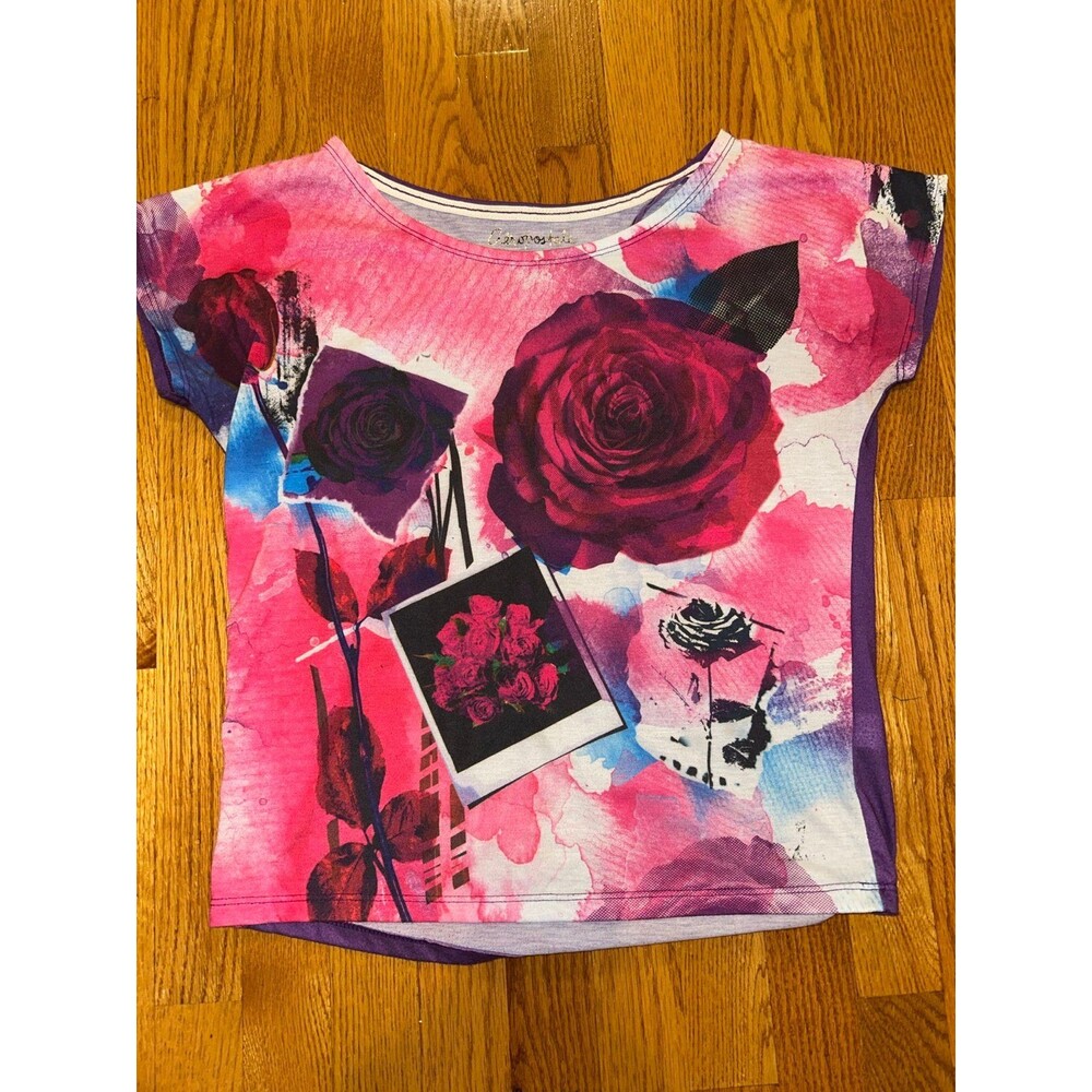 Aeropostale Floral Print Top Shirt M